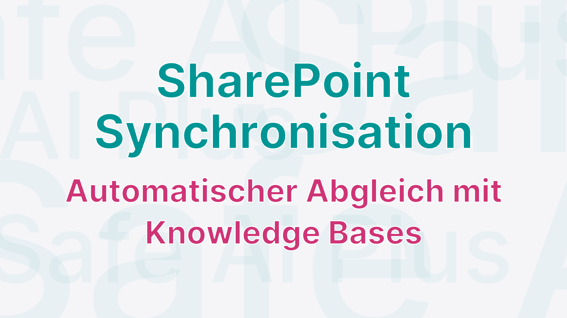 Automatische SharePoint Synchronisation