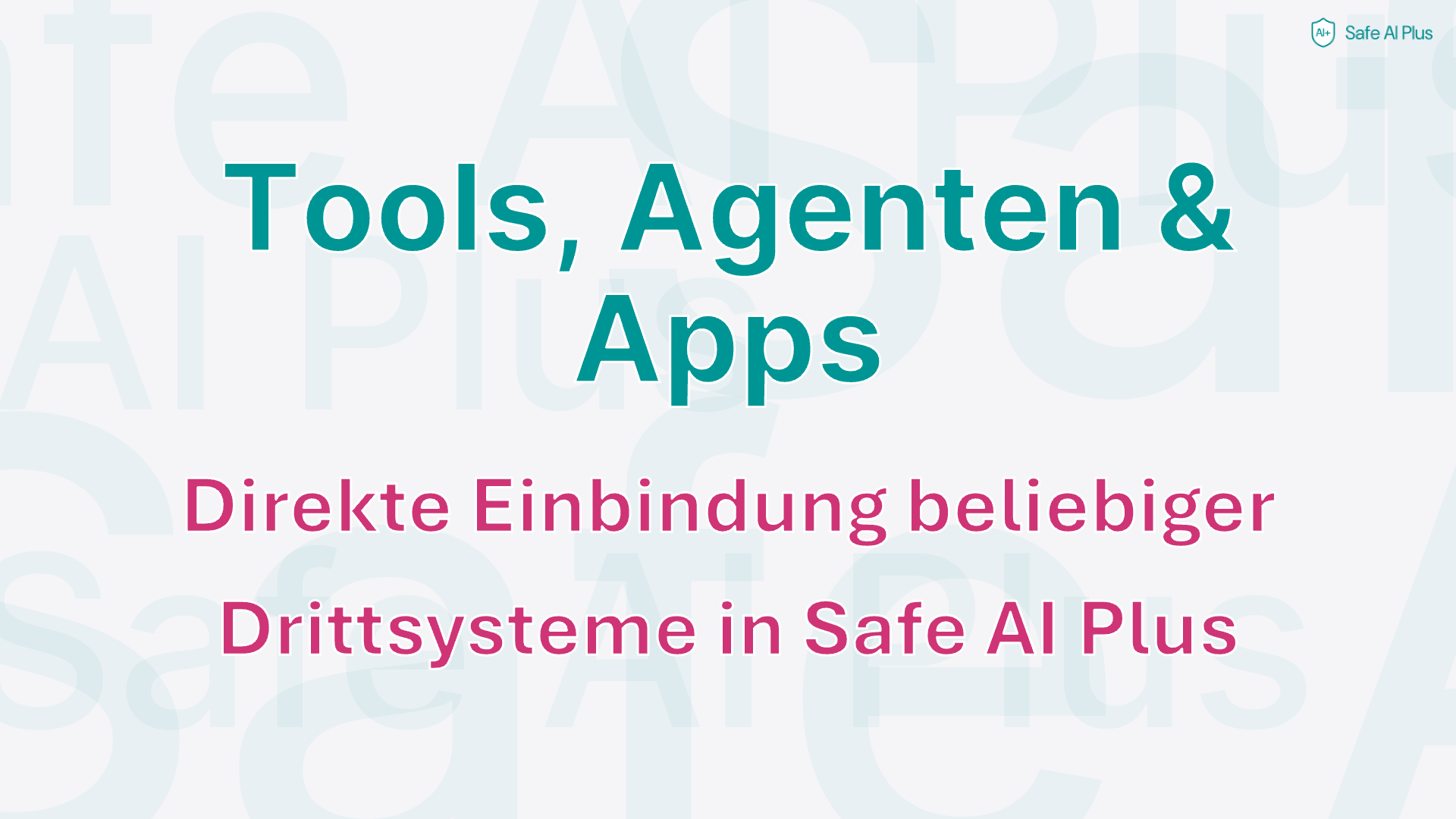 Tools, Agenten und Apps