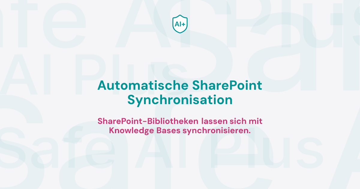 Automatische SharePoint Synchronisation mit Knowledge Bases